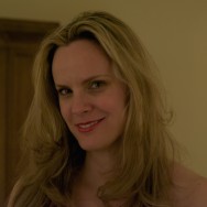 portrait of Christine going out in Chicago