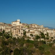 the village of Tourrettes-Sur-Loup in the Alpes Maritimes, France